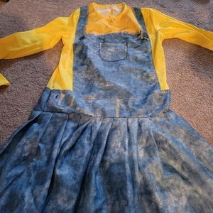 Girls minion dress